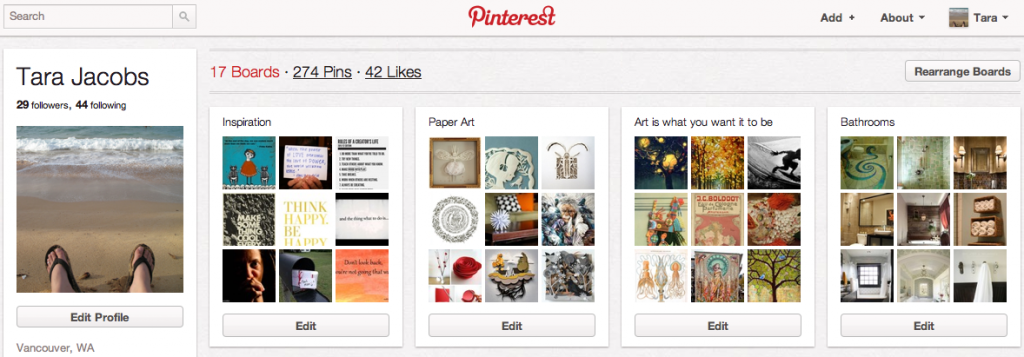 Pinterest Board